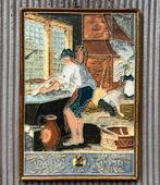 OUDE CLOISONNE TEGEL, Antiek en Kunst, Ophalen