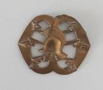 Baretembleem Verbindingstroepen, Ophalen of Verzenden, Landmacht, Nederland, Embleem of Badge