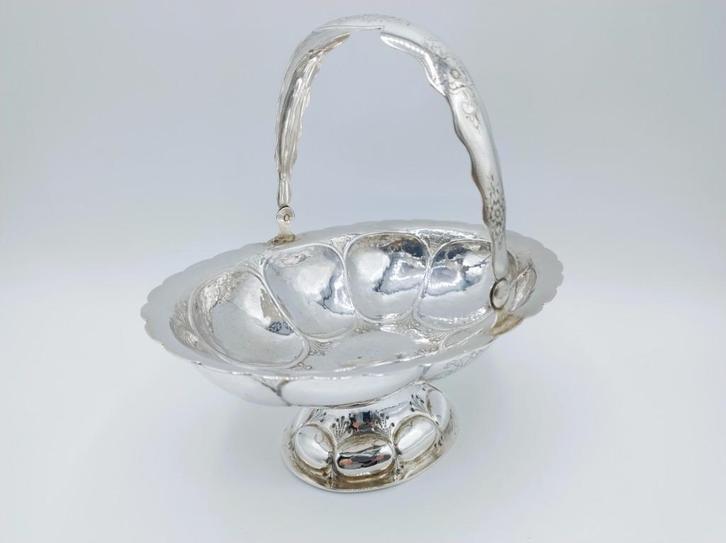 Zilveren mand van een Groninger brandewijnkom, 18e eeuws, Antiek en Kunst, Antiek | Goud en Zilver, Zilver, Verzenden