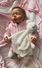 Lief ❤️ Reborn baby meisje slapend, 50cm, Verzenden, Zo goed als nieuw, Babypop, Levensecht of Reborn