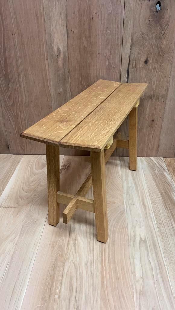 Luxe handgemaakt designer krukje, Huis en Inrichting, Krukjes, Nieuw, Hout, Ophalen of Verzenden