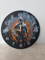 nieuwe call of duty klok met stil uurwerk, Ophalen of Verzenden, Nieuw, Analoog, Wandklok