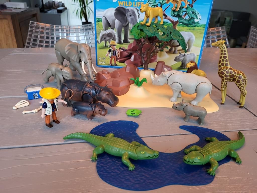 Playmobil Afrikaanse Savanne Dieren Set 5417, Kinderen en Baby's, Speelgoed | Playmobil, Ophalen of Verzenden, Gebruikt, Complete set