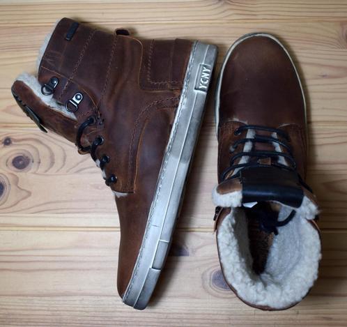 ≥ YELLOW CAB - leren gevoerde Steal boots brown - maat 41 — Schoenen —  Marktplaats