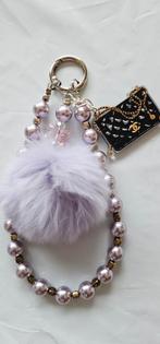 Paarse parel designer bags phonechain, mobile hanger, Ophalen of Verzenden, Nieuw