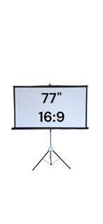 Beamerscherm/Projectiescherm 77inch Div modellen – New, Audio, Tv en Foto, Projectieschermen, Ophalen of Verzenden, Handmatig