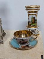 Antieke koffie kopje . Verguld. Geen slijtage Austria, Antiek en Kunst, Ophalen of Verzenden