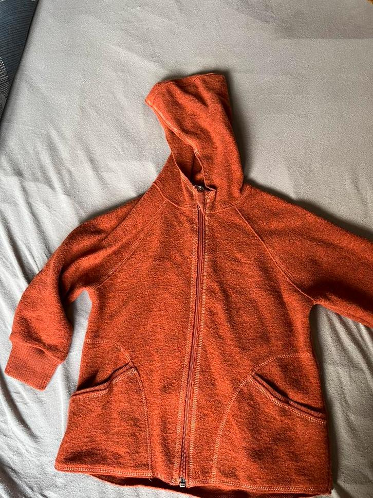 Wollen jasje Engel Natur, Kinderen en Baby's, Kinderkleding | Maat 104, Zo goed als nieuw, Jongen of Meisje, Jas, Ophalen of Verzenden