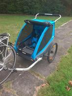 Thule Coaster XT 2 Fietskar blauw + 2x askoppeling, Ophalen, THULE, Opvouwbaar, Zo goed als nieuw