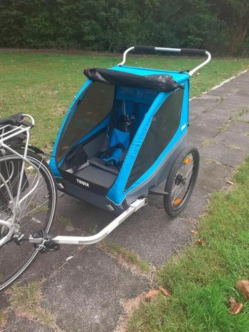 Thule Coaster XT 2 Fietskar blauw + 2x askoppeling  beschikbaar voor biedingen