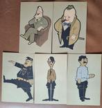 Spotprenten, karikatuurtekeningen op postkaart, Ophalen of Verzenden, Landmacht, Overige gebieden, Foto of Poster
