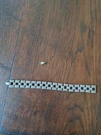 ZILVEREN ARMBAND ( OUD) LENGTE ZONDER SLOT 18.7 CM, Ophalen of Verzenden, Gebruikt, Zilver, Zilver