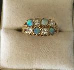 Vintage 18 karaat gouden opaale ring, Ophalen of Verzenden, Zo goed als nieuw, Dame, Goud