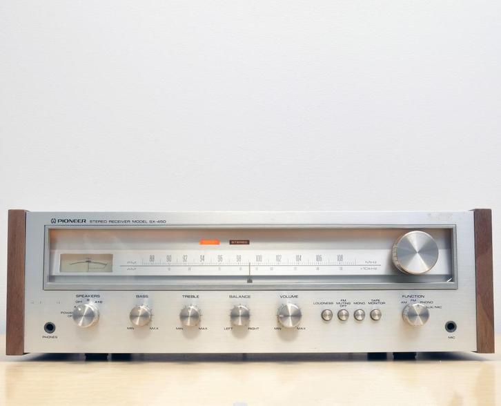 Pioneer SX-450 Receiver | Vintage Audio Repair Dordrecht, Audio, Tv en Foto, Versterkers en Receivers, Refurbished, Stereo, Minder dan 60 watt