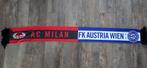 Sjaal AC Milan - FK Austria Wien, Ophalen of Verzenden, Zo goed als nieuw, Buitenlandse clubs, Vaantje of Sjaal