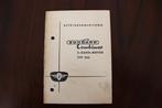 ZÜNDAPP COMBIMOT typ 255 2 versnellings betriebsanleitung, Fietsen en Brommers, Ophalen of Verzenden, Gebruikt