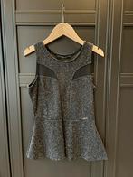 GUESS peplumtop glitter zwart (maat S), Guess, Zwart, Ophalen of Verzenden, Zo goed als nieuw