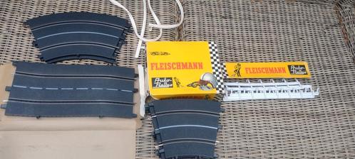 Vintage Fleischmann auto rally baan stukken, Kinderen en Baby's, Speelgoed | Racebanen, Gebruikt, Elektrisch, Fleischmann, Ophalen