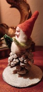 Antieke kerst kabouter dennenappel, Diversen, Kerst, Ophalen of Verzenden, Gebruikt
