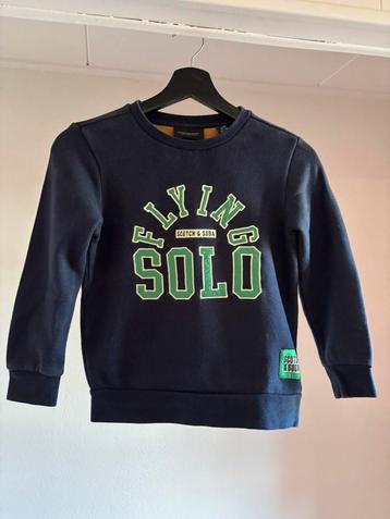Donkerblauwe Scotch&soda trui maat 128 beschikbaar voor biedingen