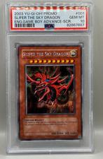 PSA 10 slifer the sky dragon GBI secret rare 2003 gem mint, Hobby en Vrije tijd, Verzamelkaartspellen | Yu-gi-Oh!, Ophalen of Verzenden
