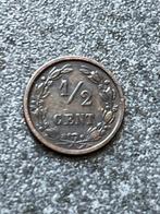 Halve cent 1894, Postzegels en Munten, Munten | Nederland, Ophalen of Verzenden, Koningin Wilhelmina, Overige waardes, Losse munt