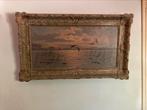 Schilderij T Ooms, Huis en Inrichting, Ophalen of Verzenden, Zo goed als nieuw, Hout, 75 cm of meer