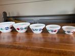 Boerenbond nestschalen 5 stuks, Huis en Inrichting, Keuken | Servies, Ophalen, Keramiek, Boerenbont, Schaal of Schalen