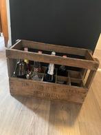 Vintage houten wijn / flessen krat, Minder dan 50 cm, Ophalen of Verzenden, Zo goed als nieuw, Hout