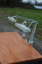 Vintage bureaulamp LEDU 251 (2x), Huis en Inrichting, Gebruikt, 50 tot 75 cm, Vintage, Ophalen of Verzenden