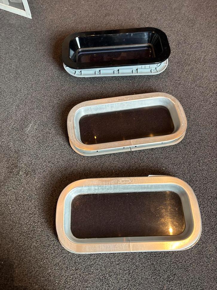 Patrijspoorten boot (3 stuks), Watersport en Boten, Bootonderdelen, Gebruikt, Dekbeslag, Zeilboot of Motorboot, Ophalen of Verzenden