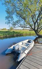 Hibo rubberboot met 6 pk Yamaha motor zgan, Watersport en Boten, Rubberboten, Minder dan 70 pk, Overige merken, Aluminium, Zo goed als nieuw