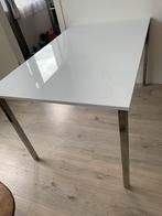 Eetkamertafel, Huis en Inrichting, Tafels | Eettafels, Ophalen, Kunststof, Gebruikt, 100 tot 150 cm