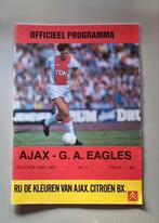 Programma Ajax - Go Ahead Eagles (1986-1987), Ophalen of Verzenden, Gebruikt, Ajax, Boek of Tijdschrift