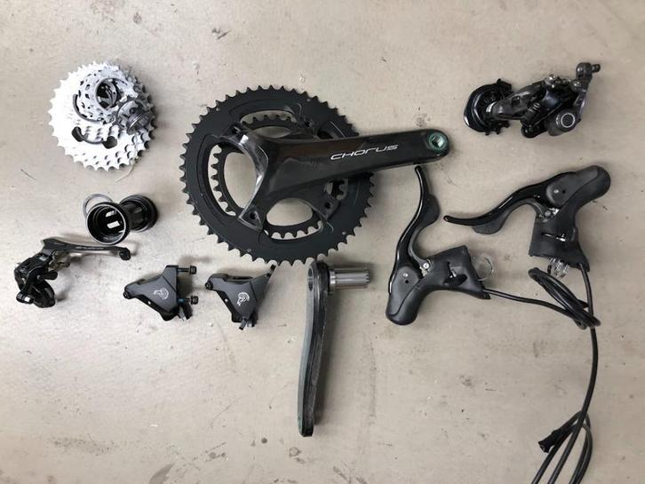Campagnolo Chorus 2x12 Disc groepset, Fietsen en Brommers, Fietsonderdelen, Nieuw, Racefiets, Overige typen, Ophalen of Verzenden