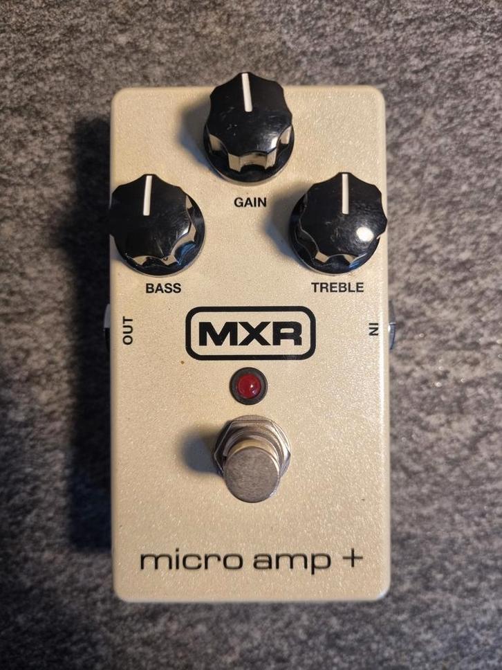 MXR Micro Amp+ Boost Pedaal, Muziek en Instrumenten, Effecten, Zo goed als nieuw, Volume, Overige typen, Ophalen of Verzenden
