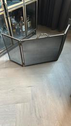 IJzeren (Frans) haardscherm, Huis en Inrichting, Ophalen, Gebruikt, Vrijstaande haard, Houthaard