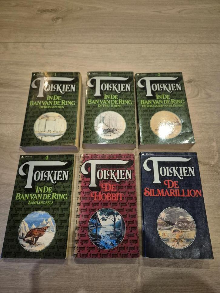 J.R.R.Tolkien : de Hobbit, de Silmarillion&in de ban vd ring, Boeken, Fantasy, Gelezen, Ophalen of Verzenden