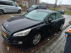 Peugeot 508 1.6 THP AUT 2011 Zwart, Auto's, Zwart, 75 €/maand, Particulier, Sedan