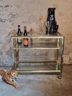 Franse Hollywood regency jaren 60 bartrolley, Ophalen, Zo goed als nieuw