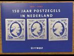 Postzegelmapje (6 pz) 150 jr postzegels in NL, Ophalen of Verzenden, Na 1940