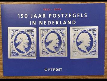 Postzegelmapje (6 pz) 150 jr postzegels in NL beschikbaar voor biedingen