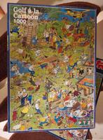 Puzzel Golf á la Cartoon. 1000 stukjes, Hobby en Vrije tijd, Ophalen of Verzenden, 500 t/m 1500 stukjes, Zo goed als nieuw, Legpuzzel