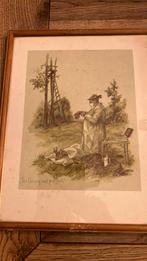 Twee vintage heinz Geilfus jachttafelen, Antiek en Kunst, Ophalen of Verzenden