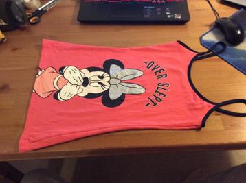 dames/meisjes top Disney maat S. Minnie Mouse "Over slept" beschikbaar voor biedingen