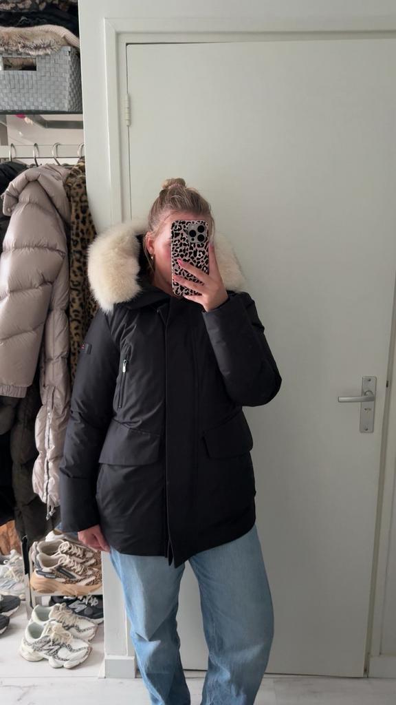 Peuterey jas dames, Kleding | Dames, Jassen | Winter, Zo goed als nieuw, Maat 38/40 (M), Zwart, Ophalen of Verzenden