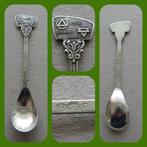 Lepeltje Ziekendienst C.J.V.       (Verzendkosten nl € 1,30), Gebruikt, Verzenden, Verzilverd, Metaal