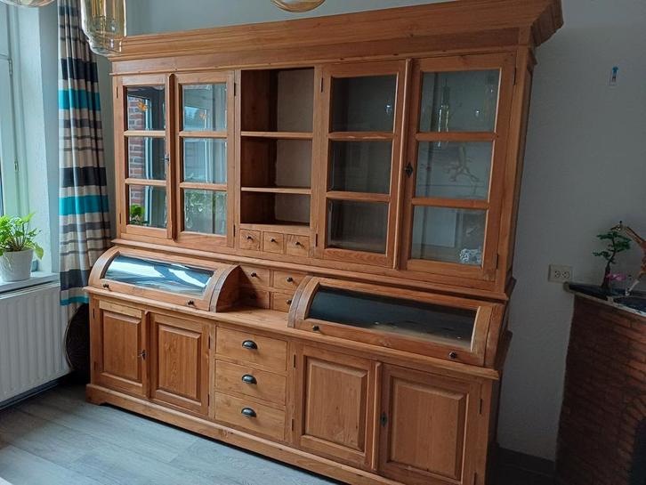 Teak l Buffetkast / Apotehekers kas  Dressoir Tafel stoelen, Huis en Inrichting, Kasten | Buffetkasten, Gebruikt, Minder dan 100 cm