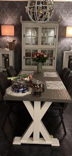 Eettafel met 4 stoelen (De Bommel), Huis en Inrichting, Ophalen, 50 tot 100 cm, Zo goed als nieuw, 150 tot 200 cm