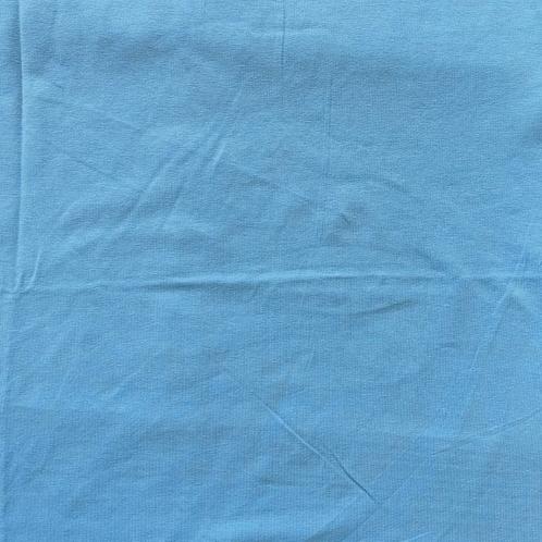 Tricot unie licht blauw, Hobby en Vrije tijd, Stoffen en Lappen, Nieuw, Katoen, 120 cm of meer, 30 tot 200 cm, Blauw, Ophalen of Verzenden